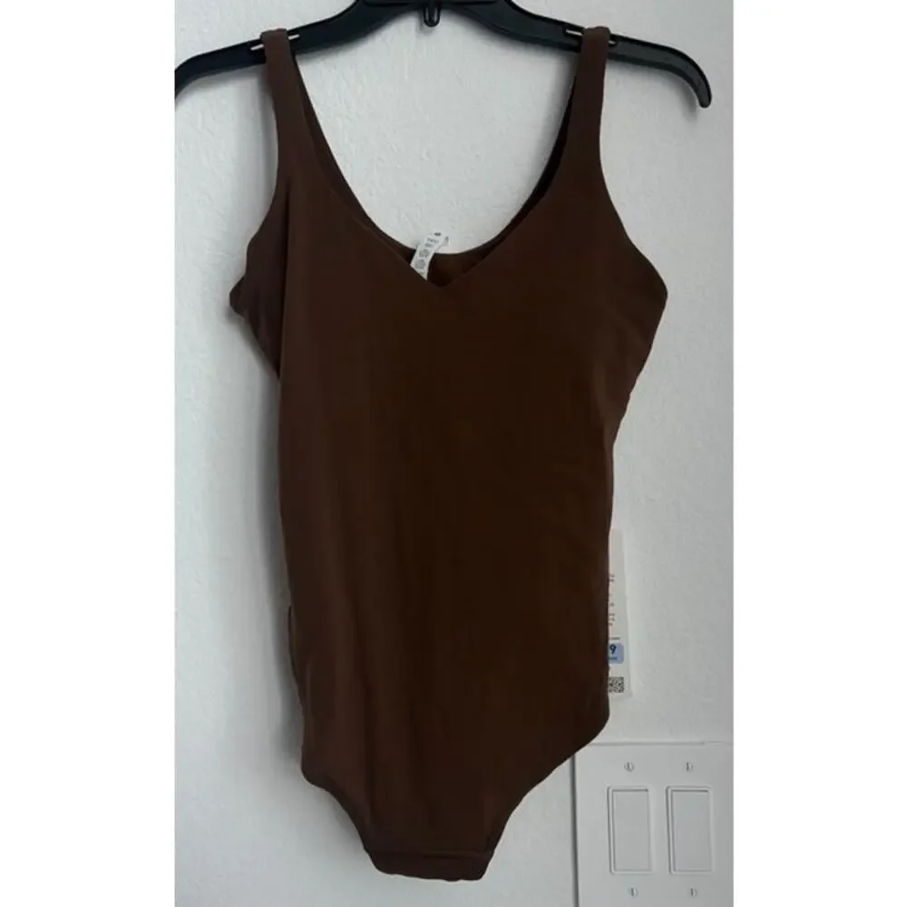 NWT Lululemon Align Bodysuit Java Brown Size 8 - Picture 2 of 5
